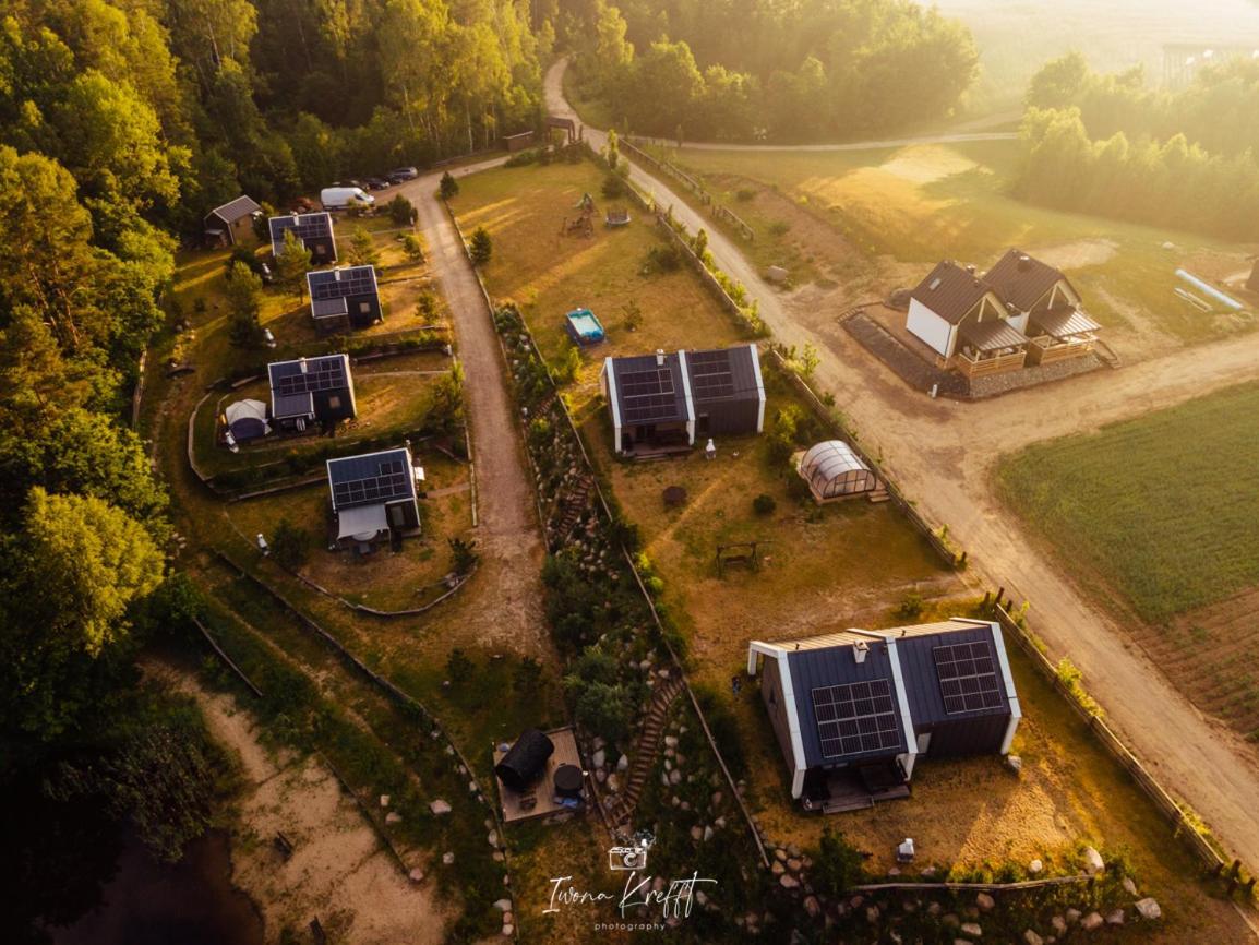 Osada Skoczkowo Komfortowe Domki Z Jacuzzi Nad Jeziorem- Sauna- Balia- Prywatny Staw Wedkarski Podiazy Dış mekan fotoğraf