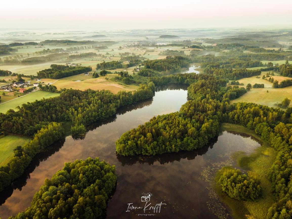 Osada Skoczkowo Komfortowe Domki Z Jacuzzi Nad Jeziorem- Sauna- Balia- Prywatny Staw Wedkarski Podiazy Dış mekan fotoğraf